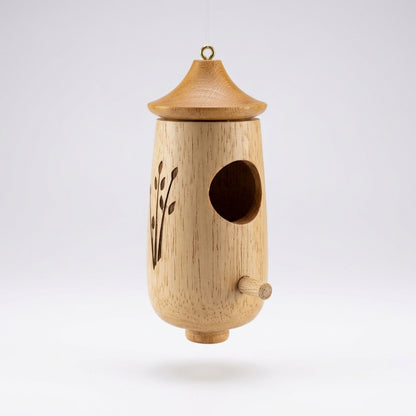 Handgefertigtes Holz-Vogelhaus